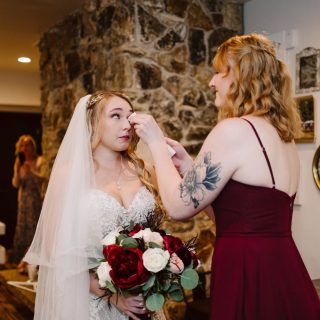 There is something magical and powerful about seeing yourself for the first time on your wedding day. 

And yet, this moment is often overlooked. We make sure it happens.
