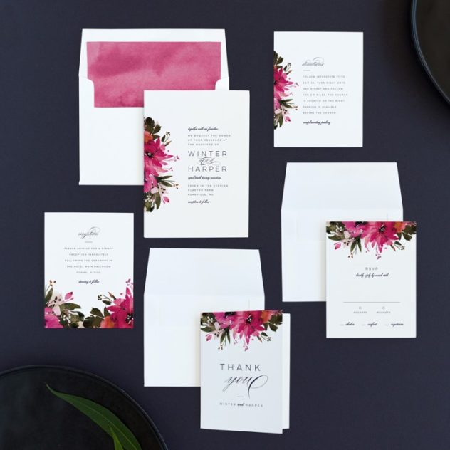 15 of Our Favorite Wedding Invitation Suites on Minted GSquared