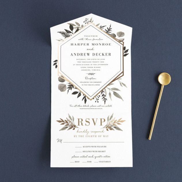 15 of Our Favorite Wedding Invitation Suites on Minted GSquared