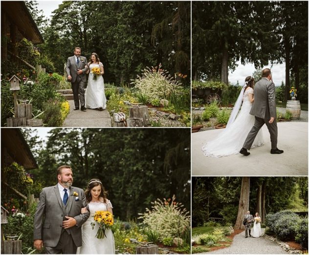 Navy Blue & Sunflowers Lookout Lodge Snohomish Wedding GSquared