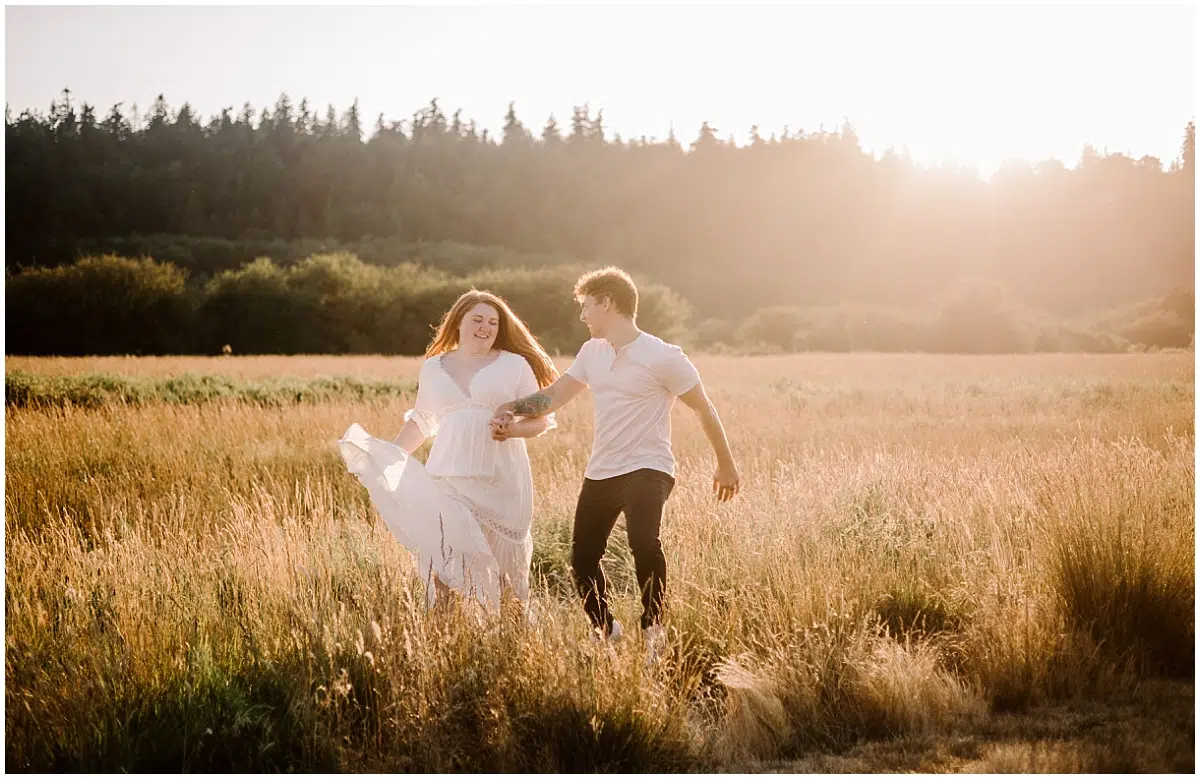 iverson beach anniversary session on camano island