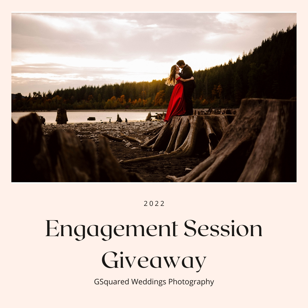 Engagement Session Giveaway 2022 Gsquared Weddings Photography