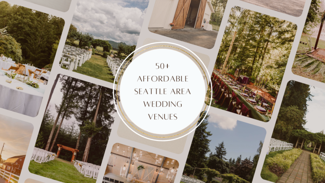 50 affordable seattle area wedding venues list by GSquared Weddings Photography