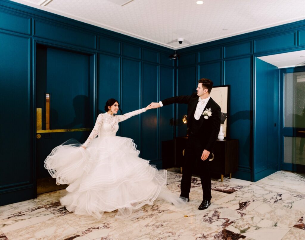 Fairmont Olympic Winter Wedding