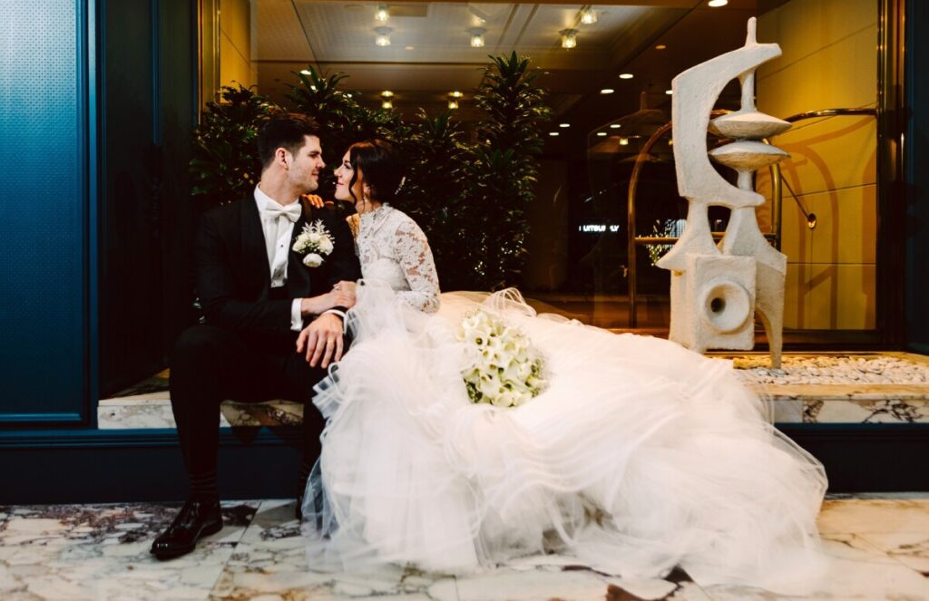 Fairmont Olympic Winter Wedding