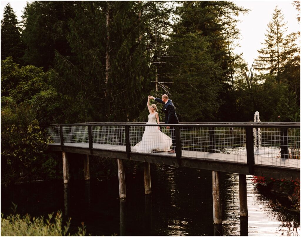wedding at Gray Bridge