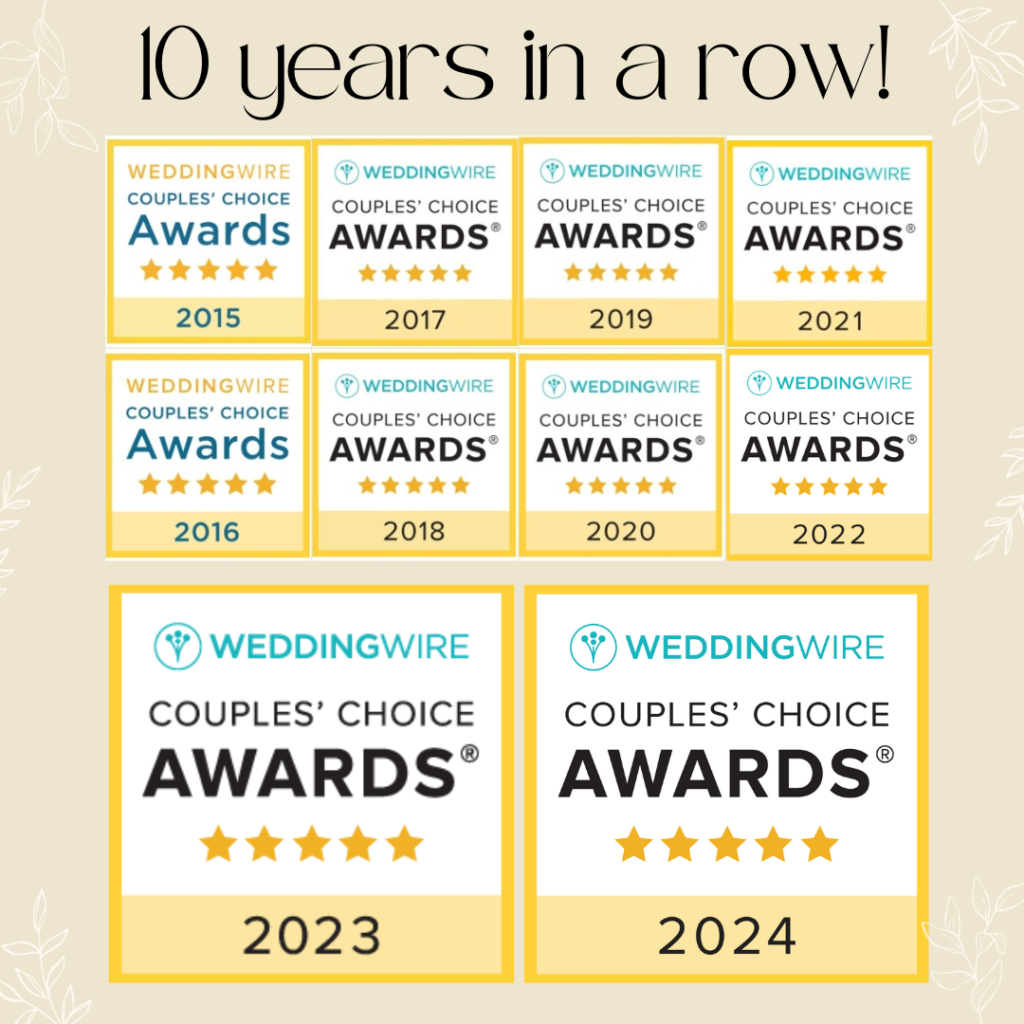 GSquared Weddings Photography Seattle Snohomish WeddingWire Couples Choice Award Winner 10 Years in a Row