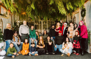 How many people can fit in the studio?

Well... So far the most we've done is 21 - large enough for most families.