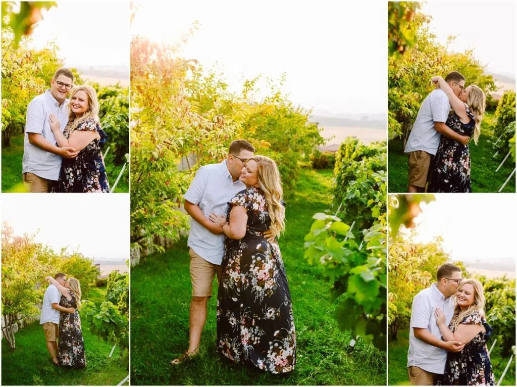 Lake Chelan Winery Engagement Session