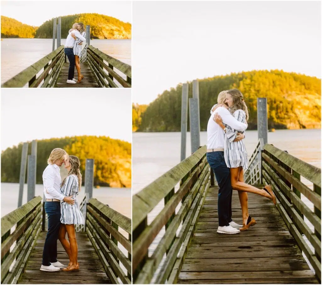 Beachy Engagement session at Rosario in Oak Harbor Deception Pass