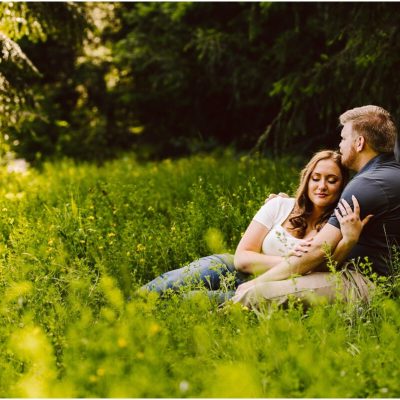 July engagement at Gold Creek pond