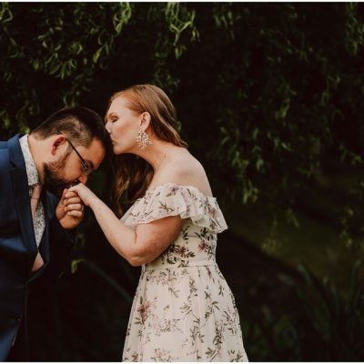 Twin Willow Gardens Engagement Session