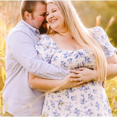 christiansons nursery iverson beach engagement session in the sunset